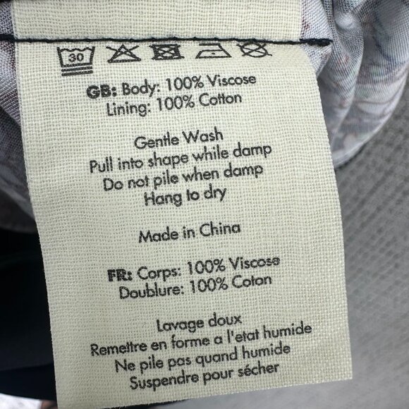 Natural History Museum X Joanie Jumpsuit 4 Multicolor Abstract Wide Leg - Picture 16 of 16